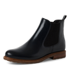 TAMARIS WOMENS 25056-41 848 Navy Leather Chelsea Style Ankle Boot