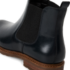 TAMARIS WOMENS 25056-41 848 Navy Leather Chelsea Style Ankle Boot