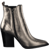 TAMARIS WOMENS 25068-41 PLATINUM Leather Heeled Western Ankle Boot