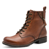 TAMARIS WOMENS 25273-45 305 Cognac Leather Zip Detail Ankle Boot