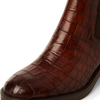 TAMARIS WOMENS 25307-45 395 Cognac Croco Leather Chelsea Style Boot