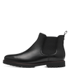 TAMARIS WOMENS 25348-43 003 Black Leather Chelsea Style Ankle Boots