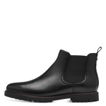 TAMARIS WOMENS 25348-43 003 Black Leather Chelsea Style Ankle Boots