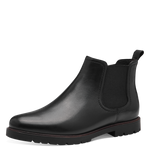 TAMARIS WOMENS 25348-43 003 Black Leather Chelsea Style Ankle Boots