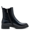 TAMARIS WOMENS 25428-43 826 Navy Patent Chelsea Boot