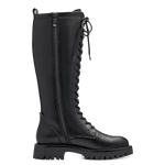 TAMARIS WOMENS 25609-41 BLACK  Biker Style Long Boot