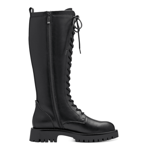 TAMARIS WOMENS 25609-41 BLACK  Biker Style Long Boot