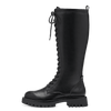 TAMARIS WOMENS 25609-41 BLACK  Biker Style Long Boot