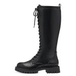 TAMARIS WOMENS 25609-41 BLACK  Biker Style Long Boot