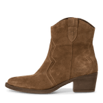 TAMARIS WOMENS 25702-41 300 Brown Suede Leather Western Styled ankle Boots