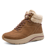 TAMARIS WOMENS 26278-45 305 Cognac Waterproof/Warmlined Ankle Boot