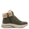 TAMARIS WOMENS 26278-45 722 Olive Waterproof/Warmlined Ankle Boot