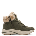 TAMARIS WOMENS 26278-45 722 Olive Waterproof/Warmlined Ankle Boot