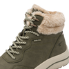 TAMARIS WOMENS 26278-45 722 Olive Waterproof/Warmlined Ankle Boot