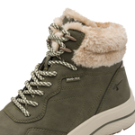 TAMARIS WOMENS 26278-45 722 Olive Waterproof/Warmlined Ankle Boot