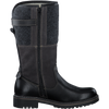 TAMARIS WOMENS 26432-41 Black Leather/Textile Combination DuoTEX Long Boot