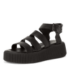 TAMARIS WOMAN 28017 Black Leather Chunky Sandal