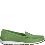 MARCO TOZZI WOMENS 24600 APPLE GREEN Leather Moccasin