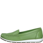 MARCO TOZZI WOMENS 24600 APPLE GREEN Leather Moccasin