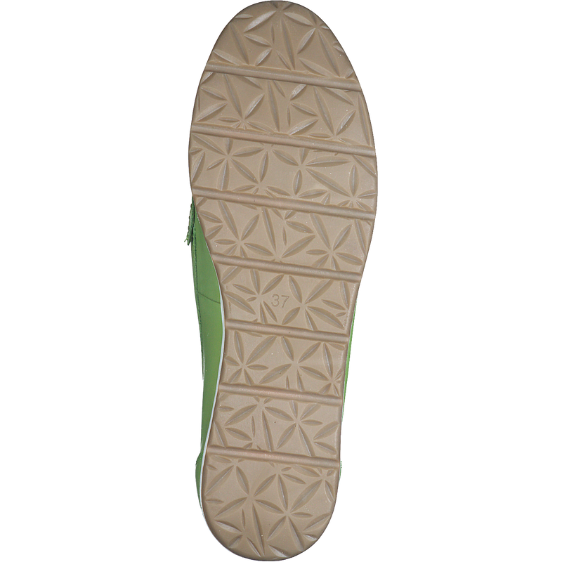 MARCO TOZZI WOMENS 24600 APPLE GREEN Leather Moccasin