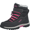 s.Oliver KIDS 46414 POLAR Girl's Black/Pink Comb Waterproof Ankle  Boot