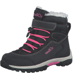 s.Oliver KIDS 46414 POLAR Girl's Black/Pink Comb Waterproof Ankle  Boot