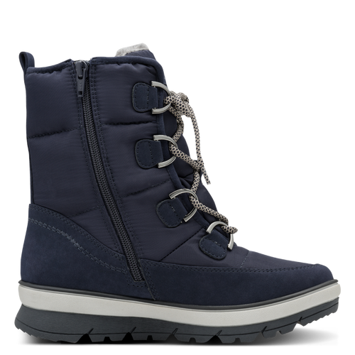 JANA WOMENS 26262-43-805 Navy Warm lined TEX Snow Boot