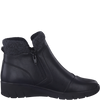 JANA WOMENS 26461 ELOO Womens Black Twin-Zip Ankle Boot Wide Fit