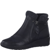 JANA WOMENS 26461 ELOO Womens Black Twin-Zip Ankle Boot Wide Fit