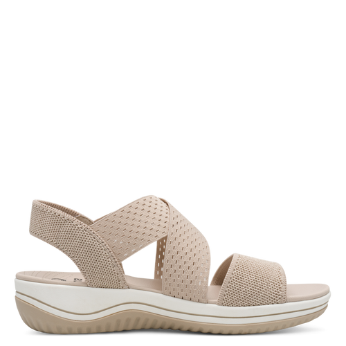 JANA WOMENS 28768-42 499 UNNO Wide Fit Beige/Gold Strappy Sandal
