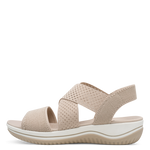 JANA WOMENS 28768-42 499 UNNO Wide Fit Beige/Gold Strappy Sandal