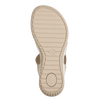 JANA WOMENS 28768-42 499 UNNO Wide Fit Beige/Gold Strappy Sandal
