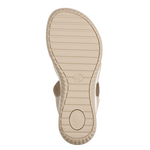 JANA WOMENS 28768-42 499 UNNO Wide Fit Beige/Gold Strappy Sandal
