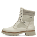 TAMARIS WOMENS 86404-43 411 Ivory Leather Warm Lined TEX Ankle Boot