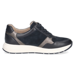 CAPRICE WOMENS 23752-45 880 KAIA Navy Leather Combination Trainer