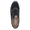 CAPRICE WOMENS 23752-45 880 KAIA Navy Leather Combination Trainer