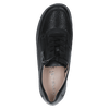 CAPRICE WOMENS 23766-43 019 VERA Black Leather Lace-Up Shoe
