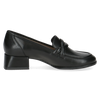 CAPRICE WOMENS 24302-43 022 DOLCE Black Leather Slip-On Shoe