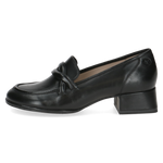 CAPRICE WOMENS 24302-43 022 DOLCE Black Leather Slip-On Shoe
