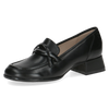 CAPRICE WOMENS 24302-43 022 DOLCE Black Leather Slip-On Shoe