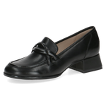 CAPRICE WOMENS 24302-43 022 DOLCE Black Leather Slip-On Shoe
