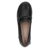 CAPRICE WOMENS 24302-43 022 DOLCE Black Leather Slip-On Shoe