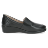 CAPRICE WOMENS 24350-45 004 FINJA Black Leather Slip-On Shoe
