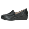 CAPRICE WOMENS 24350-45 004 FINJA Black Leather Slip-On Shoe