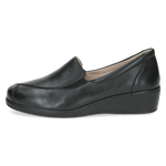 CAPRICE WOMENS 24350-45 004 FINJA Black Leather Slip-On Shoe