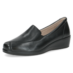 CAPRICE WOMENS 24350-45 004 FINJA Black Leather Slip-On Shoe