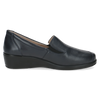 CAPRICE WOMENS 24350-45 856 FINJA Navy Leather Slip-On Shoe