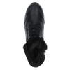 CAPRICE WOMENS 26105-43 020 DANNICA Black Leather Combination Warm Lined TEX Boot