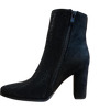 HEAVENLY FEET WOMENS OPUS Black Diamante Block Heel Ankle Boot