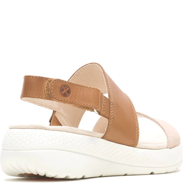 HUSH PUPPIES WOMENS TAN Leather BREATHE Sandal